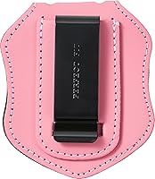 Vista 2 de Perfect Fit Shield Wallets NYPD Patrol - Soporte para cinturón con bolsillo y cadena (Cutout PF145), cuero rosa