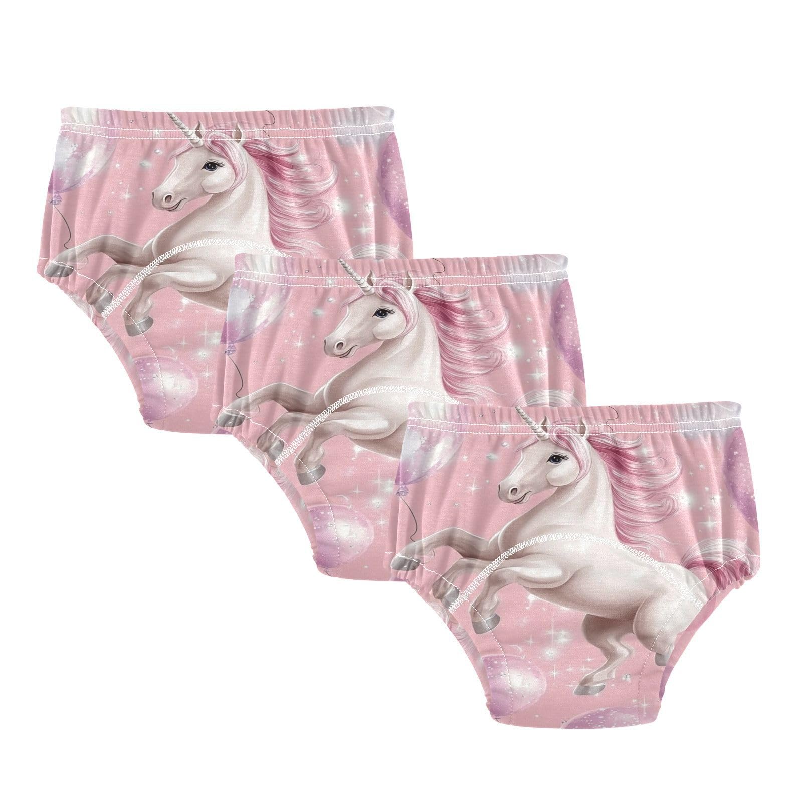 Coikll Horse and Balloon Toddler Training Underwear Waterproof Baby Pee Pants -5T