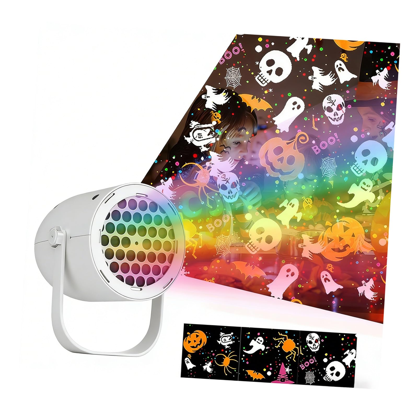 hogtnd Festival Atmospheres USB Snowflake Projector for Projecting Patterns to Turn Rooms Into Winter Wonderland Home Light