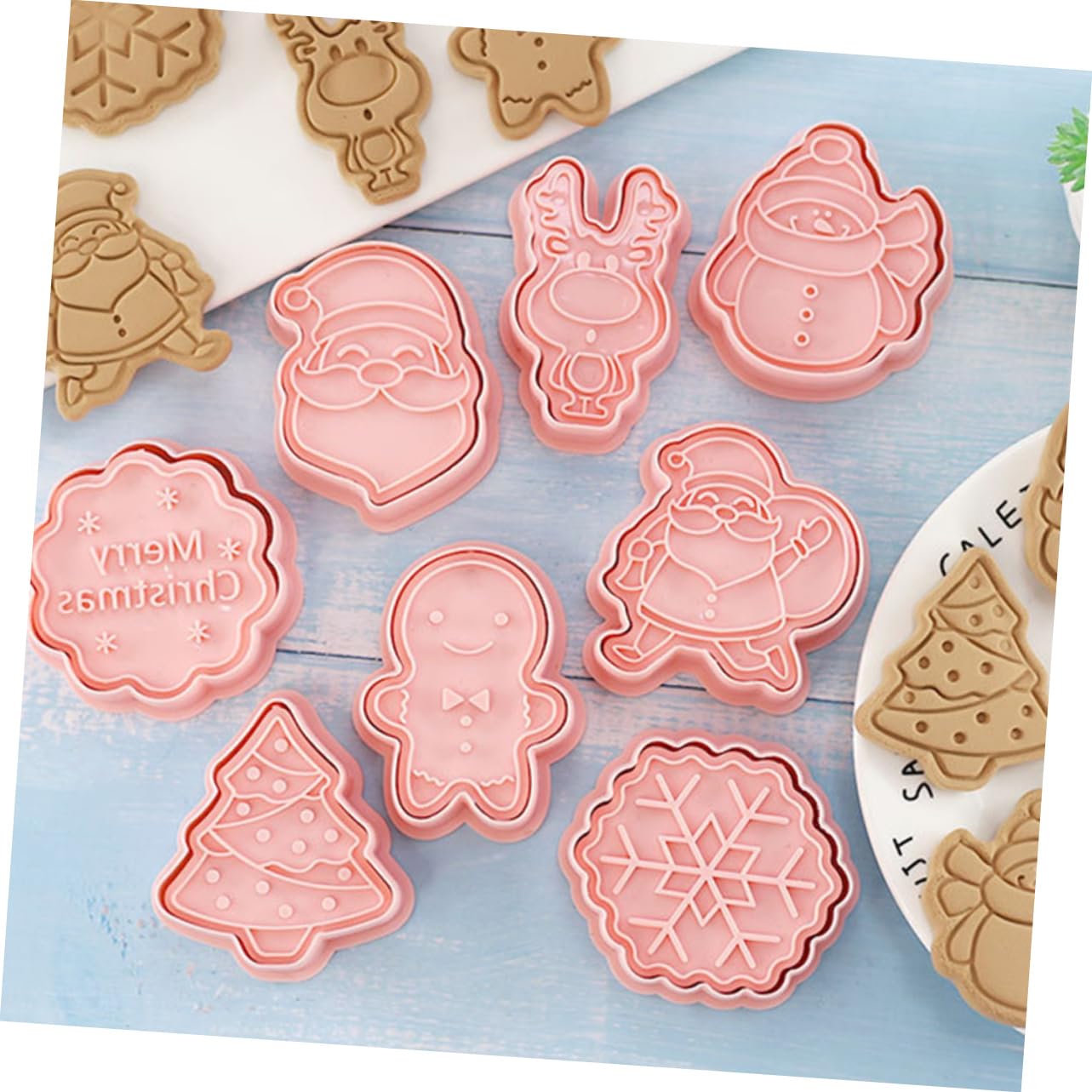 TOPBATHY 32 Pièces Emporte-pièces de Noël emporte-pièces de style de Noël emporte-pièces réutilisables matrice de decoupe moule de noel adorables moules à biscuits moule à biscuits pp