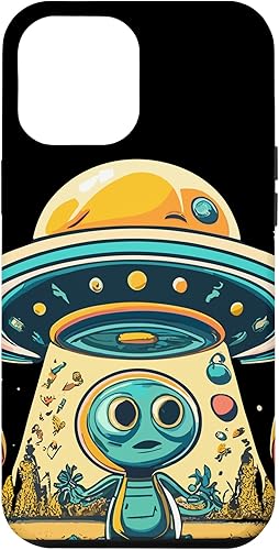 Vista 64 de iPhone 14 Pro Alien Humor, Funny Alien Lover, Funny UFO, Aliens Encounters Case