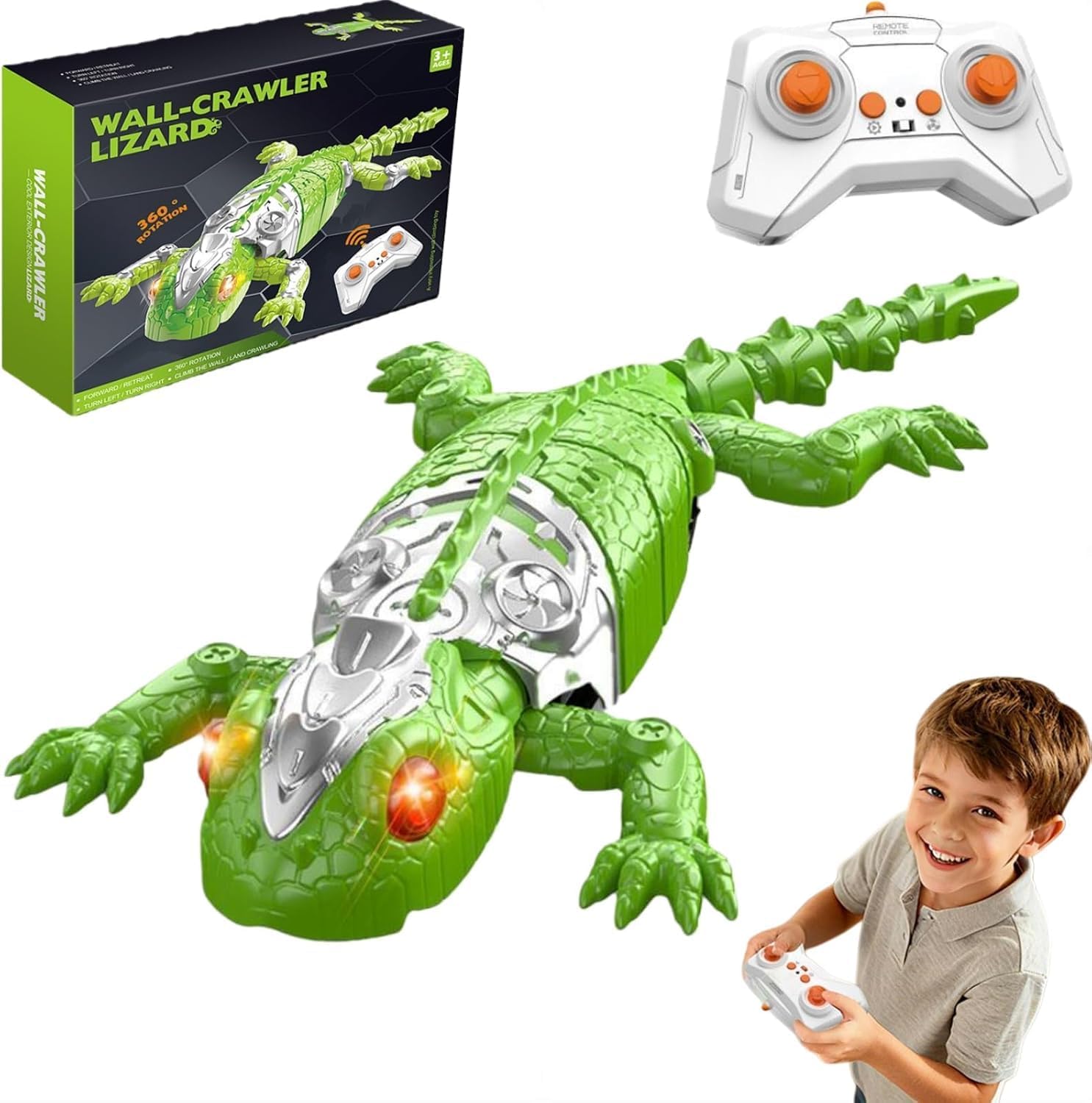 Amazon.com: Wall Climbing Lizard, Wall Climbing Gecko RC Toy, Walls ...