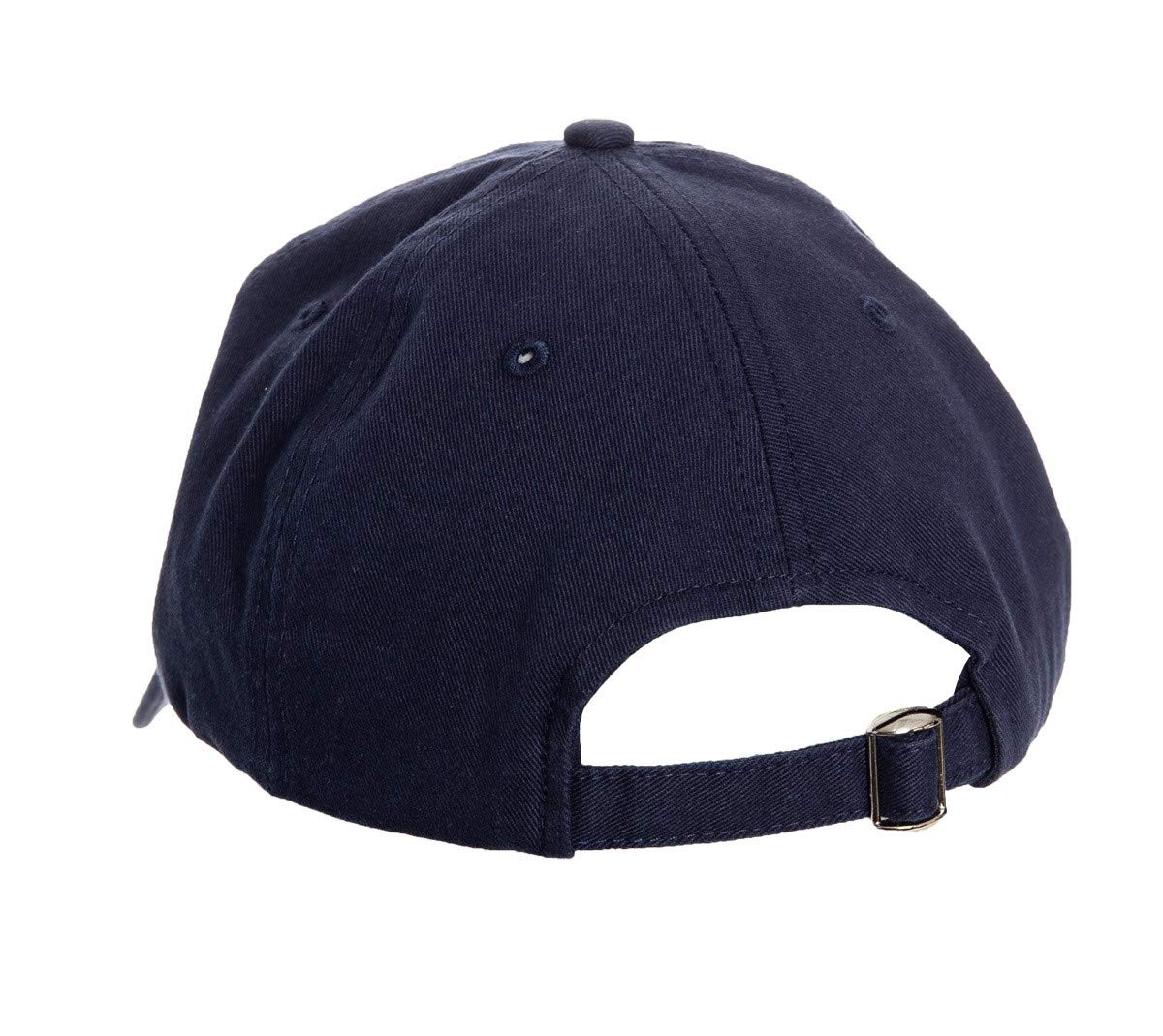 Corona Embroidered Unisex Adjustable Dad Hat Style Cotton Baseball Cap (Navy)