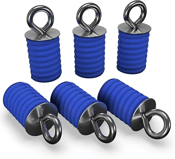 GripPRO ATV Anchors Fits Polaris Ranger Lock & Ride Tie Down System - Set of 6 Eyebolt-Style Bed Anchors for Cargo, Toolbox & Gear - ATV Accessories for Ranger 1000 XP, 570, Crew, General - NOT RZR