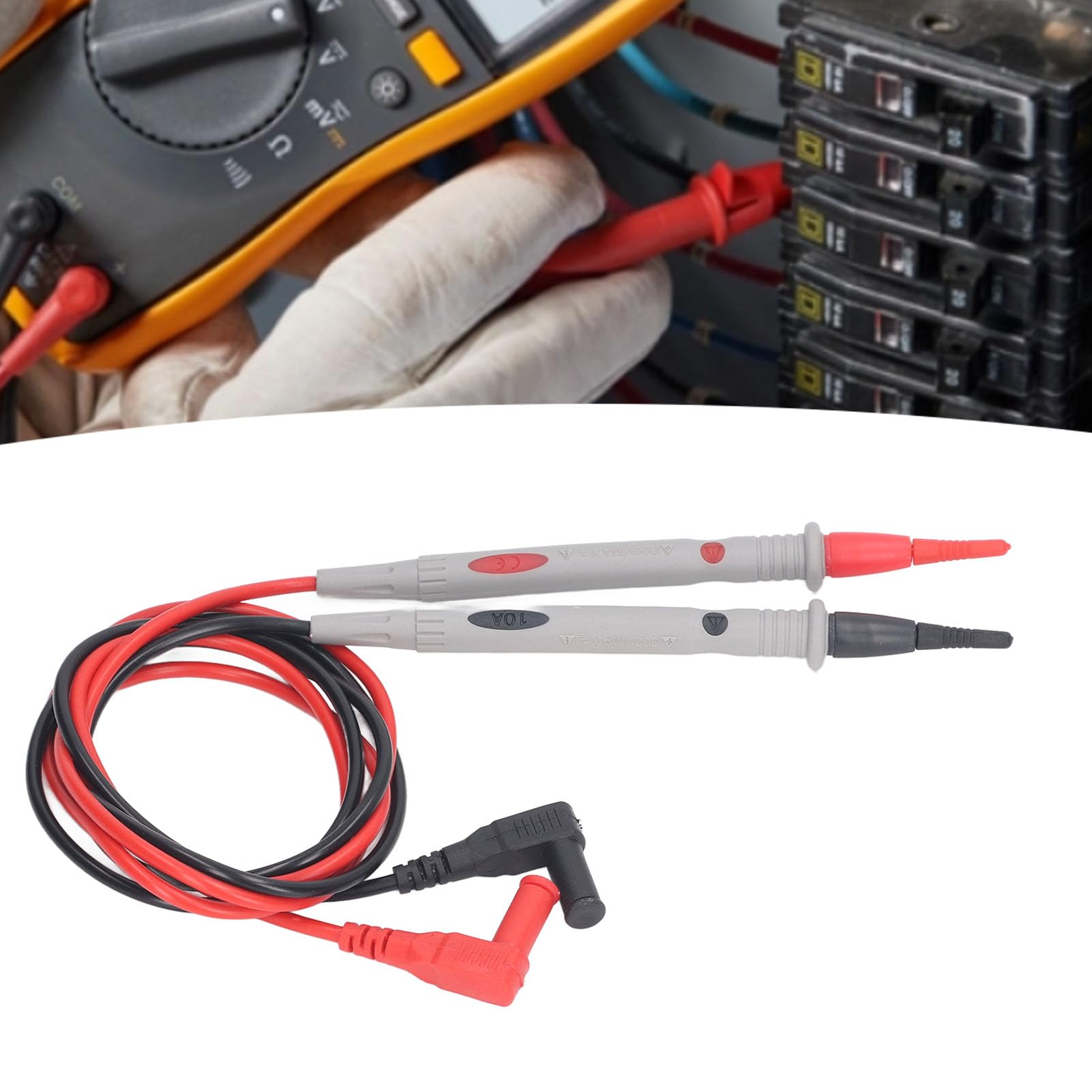 Telituny Fils De Test En Silicone Fiche Banane, 10 Fils De Test En Silicone Fiche Banane 10 Fils De Test D 599739