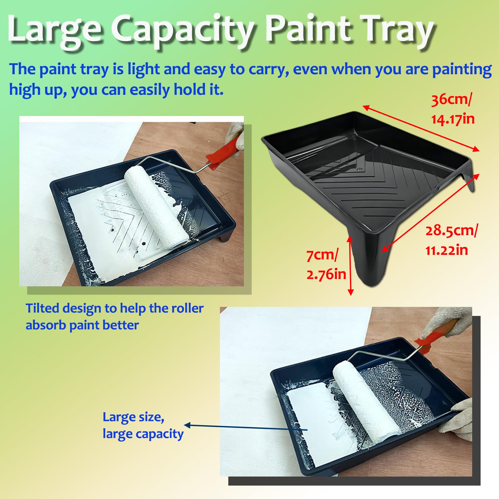 Paint Rollers HOMEE Paint Roller Kit Set 9 Inch And 4 Inch With Paint Roller Frame,Roller Cover,Brushes And S,Paint Brush Set For House Painting Wall Decorating,Painting Supplies For Home DIY Improvement Paint - View #10