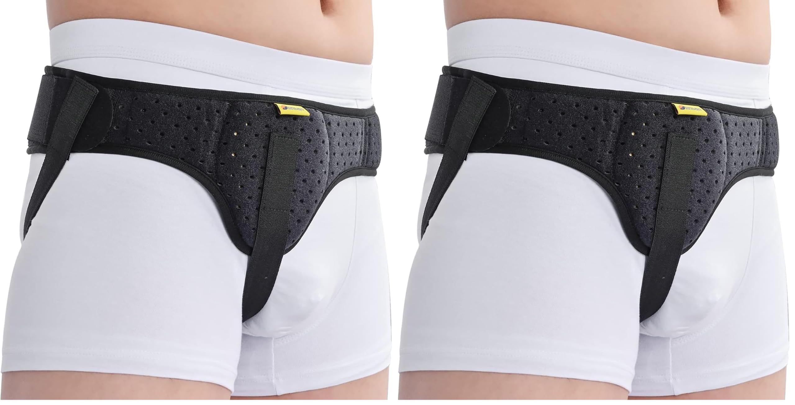 Amazon | 鼠径ヘルニアベルトトラス シングル 男女兼用 インギナル