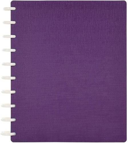 Vista 276 de Talia - Agenda personalizable con aros, (Fireworks Deep Lake, con discos Deep Lake, tamaño mediano (7.5 x 9.75 pulgadas).