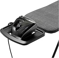 Vista 4 de Brabantia - Tabla de planchar B – Soporte para plancha de vapor sólido – Altura ajustable – Patas de goma antideslizantes – Funda 100% algodón