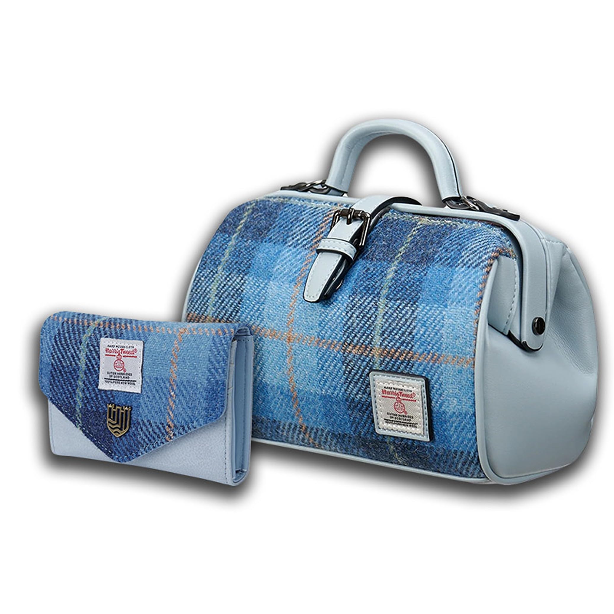 Islander Harris Tweed Arzttasche mit kleinem Verschluss, mittelgroß, Geschenkidee