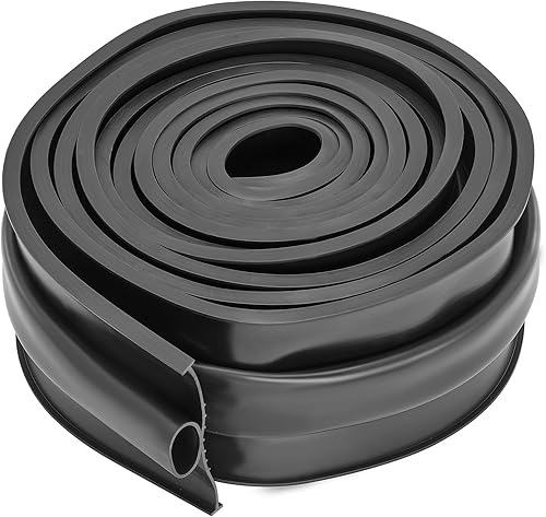 Miniatura 12 de VEVOR Sellos para puerta de garaje, goma inferior, en forma de U + anillo O combinado, burlete para puerta de garaje con kit de retención de riel de