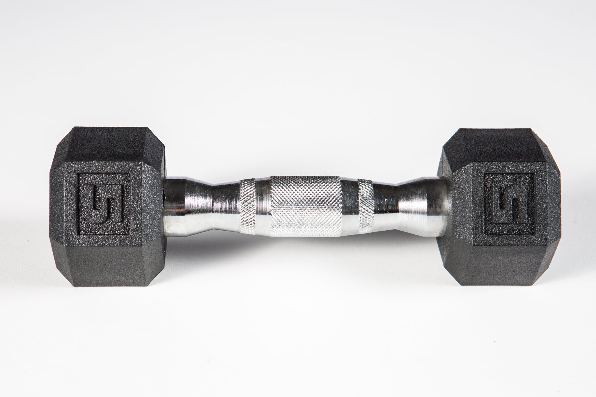 York PVC Hex Dumbbell Chrome Ergo Handle