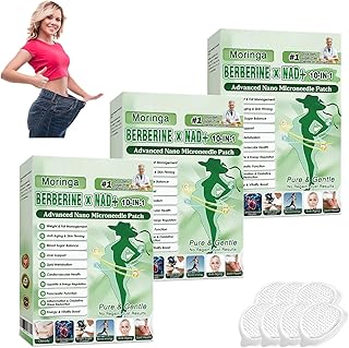 2026 New Upgraded Style Moringa 10-in-1 Nano Microdarts Patch, Advanced Moringa Patches, Natural Body Patches for Women and Men - Gentle Formula for All Skin (3PCS, 3 Boxes)