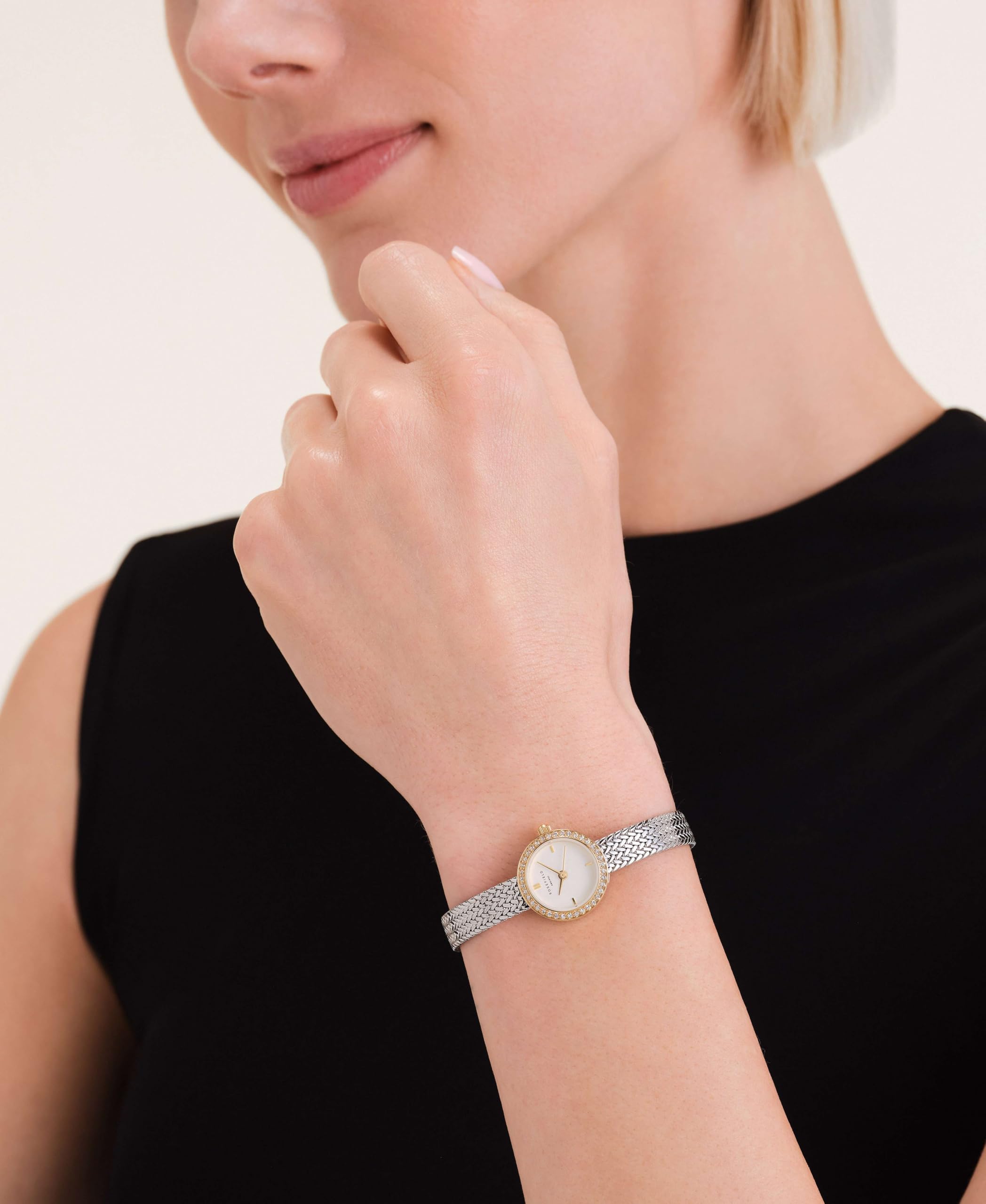 Rosefield Minis Damenuhr Mesh-Armband