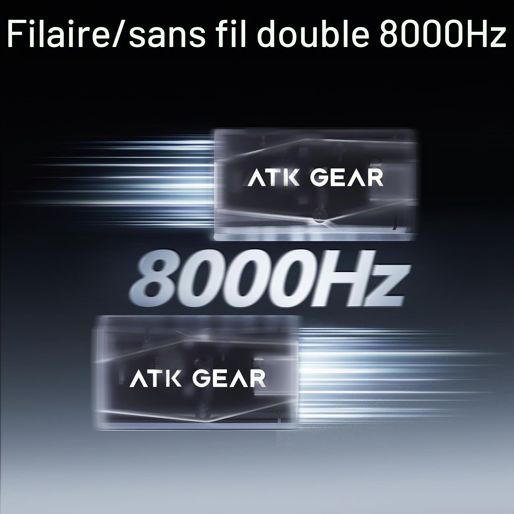 ATK Dragonfly Y9 Ultimate Souris Gaming sans Fil - Rose