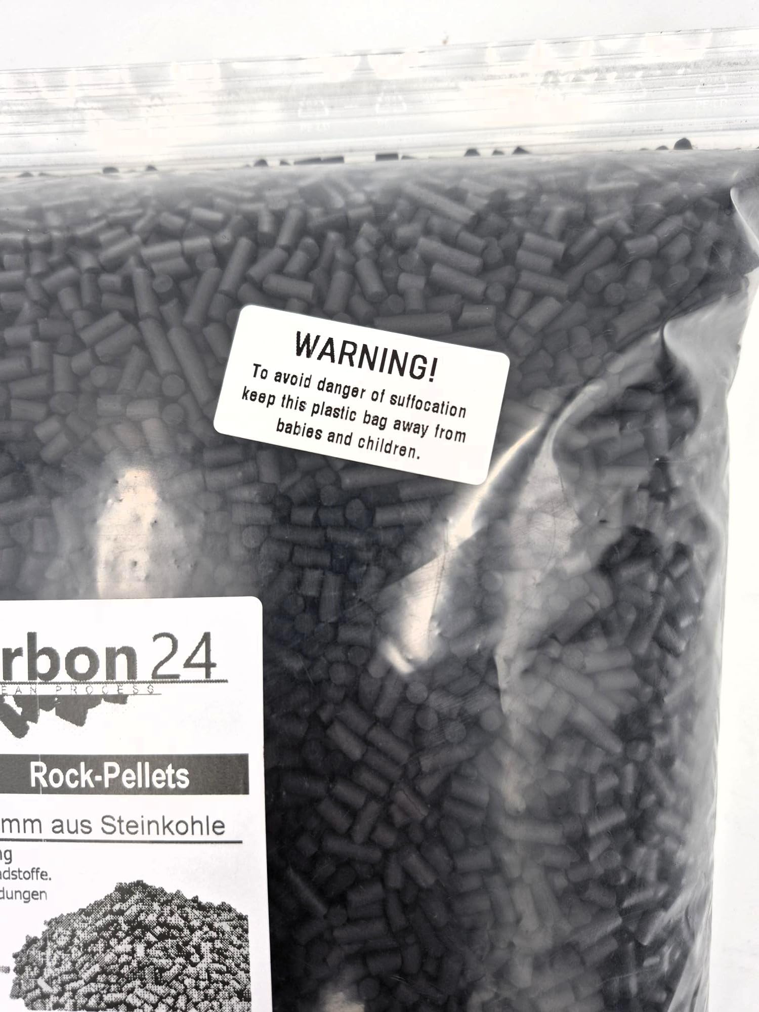 2,5 litri di pellet di carbone attivo Ø4mm, in carbone duro per la purificazione dell'aria [classe di efficienza energetica A]