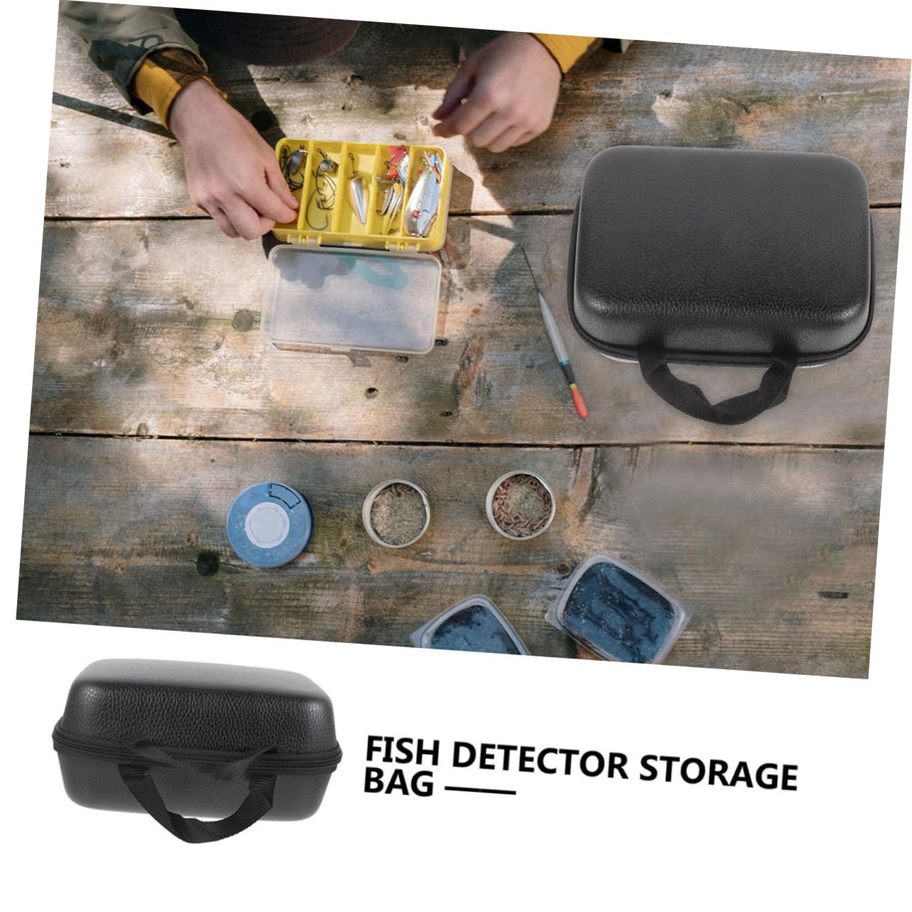 BESPORTBLE 2pezzi Custodia Protettiva Per Mulinelli Da Pesca in Eva Leggera e Anti-graffio Sacchetto Portatile Traspirante Per Rotanti Protezione Sicura e Trasporto Facile