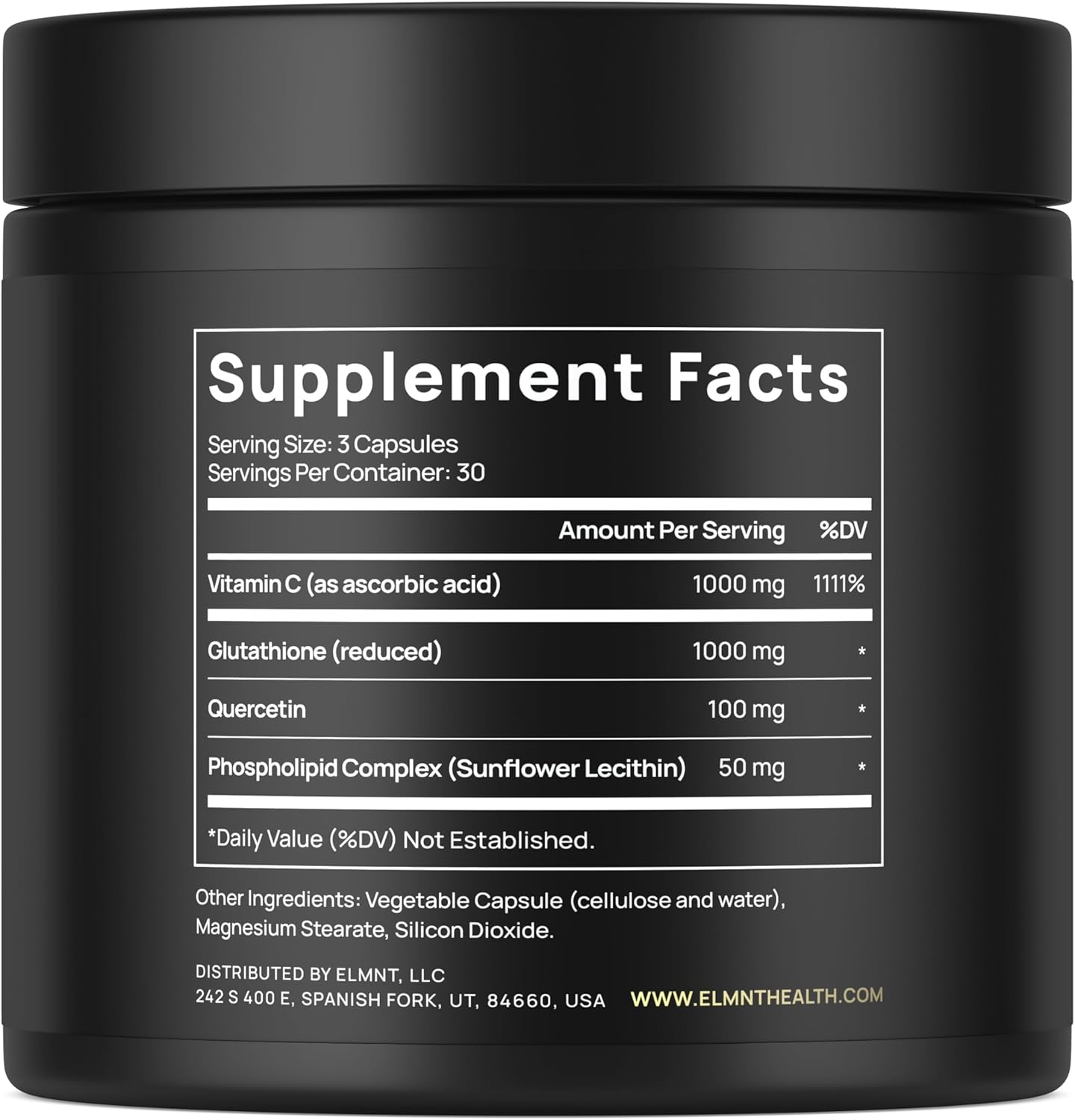 2150mg Super Liposomal Glutathione Supplement w. Vitamin C, Quercetin & Pure L Glutathione 2000mg Triple Action Formula Glutathione Liposomal Supplement w. Phospholipid Layer - 90 Pills, Non-GMO - Image 2