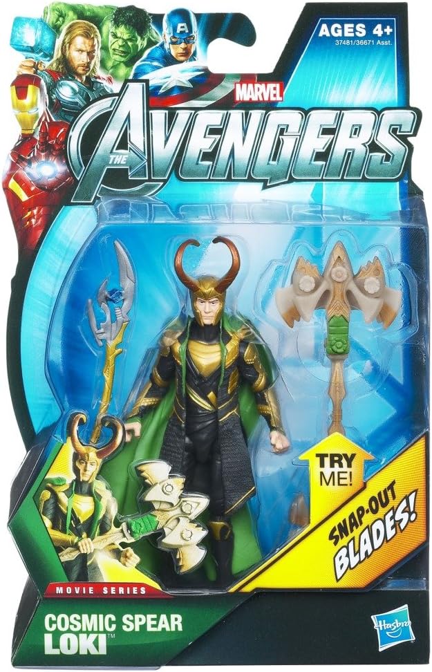 Marvel Avengers Movie 4 Inch Action Figure Cosmic Spear Loki