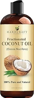 Handcraft Fractionated Coconut Oil - 100% Pure & Natural Premium Grade Coconut Carrier Oil for Essential Oils, Massage Oi...