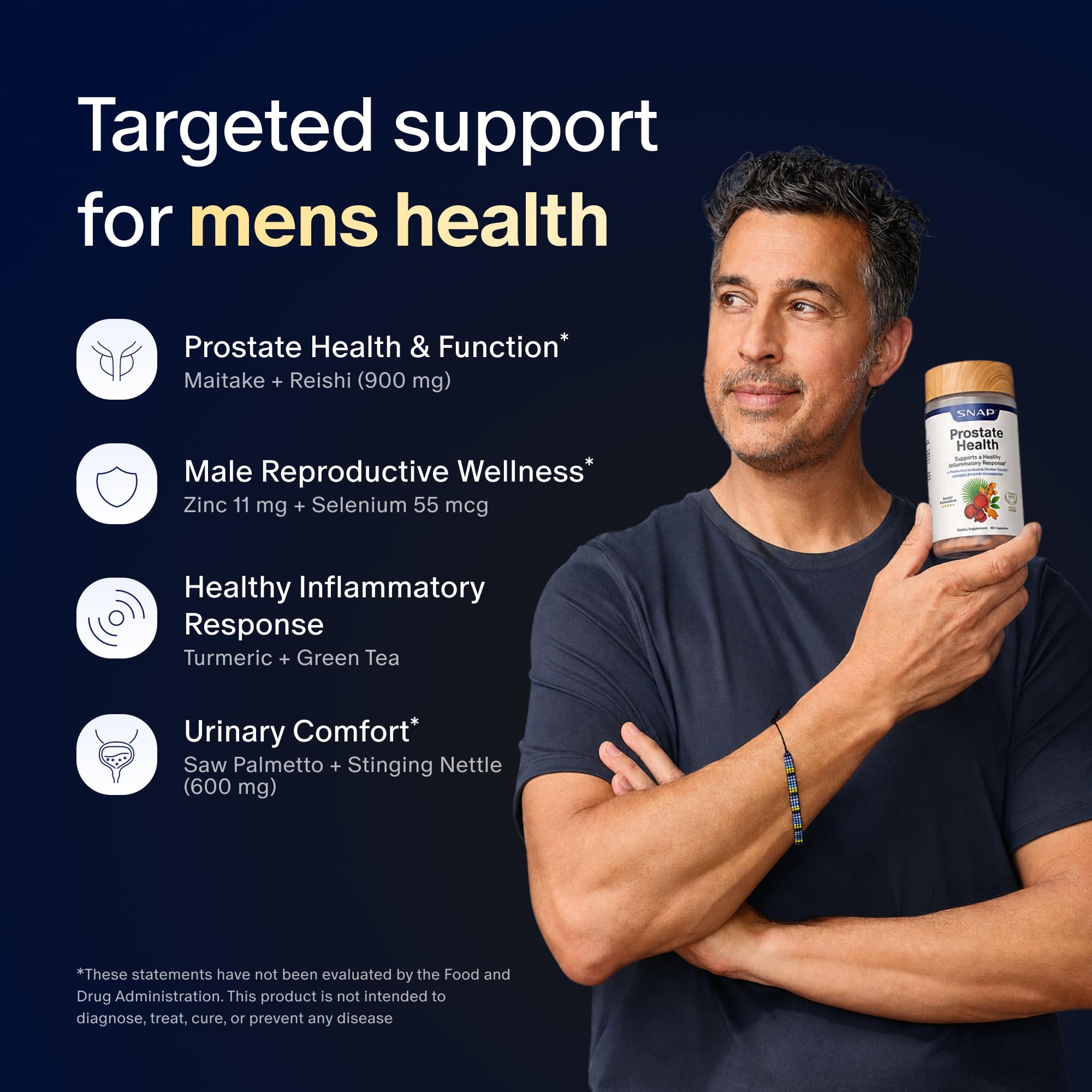 Snap Supplements Prostate Health Supplements for Men, 90 Vegan Capsules — Amazon image 5