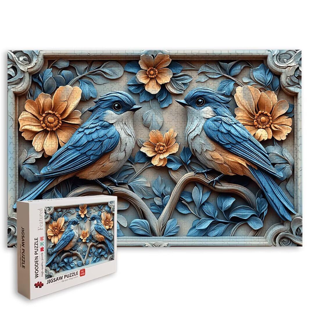 Puzzle 3000 Piezas, Puzzle Pájaro, Rompecabezas Adultos, Regalo Mujer -8265