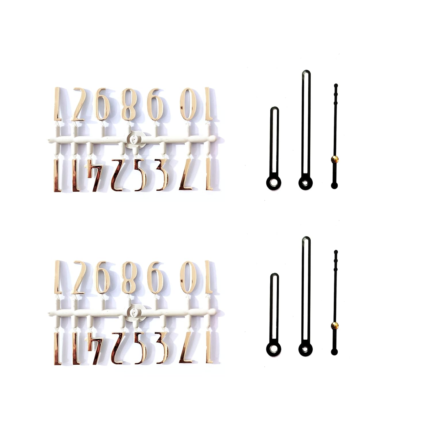 Buy Epoxy Fusion Wall Clock Numbers and Hands, 12 Arabic Numbers with