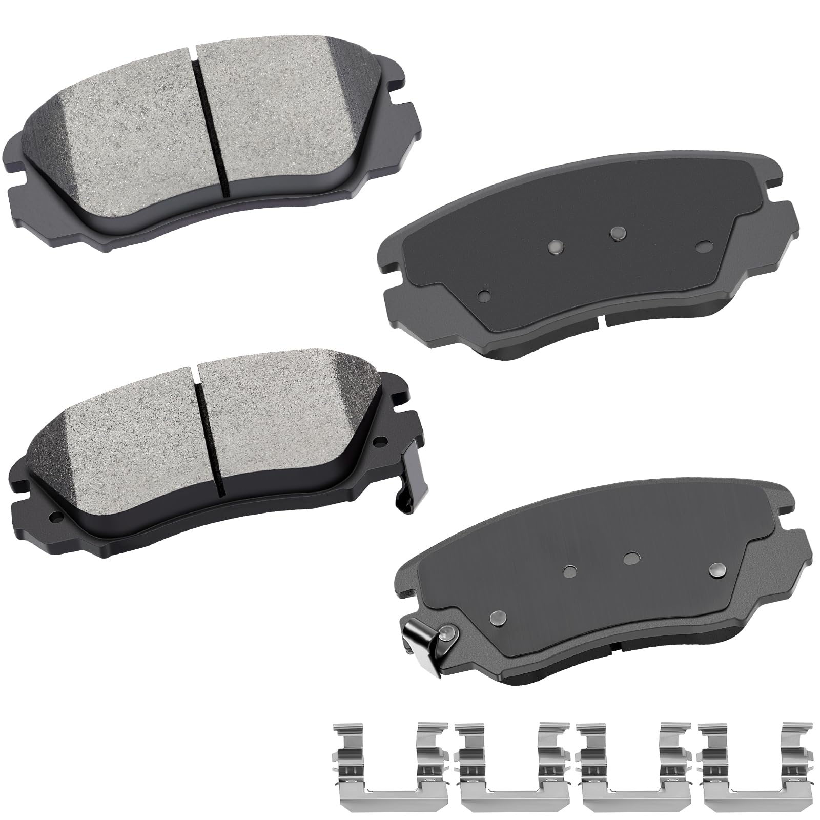 cciyu D1421 Ceramic Front Brake Pads Set fit For Buick Allure,Cascada,For Cadillac ELR,For Chevy Equinox,Impala,For Malibu, For Ford Expedition,For GMC Terrain,For Lincoln MKT,For Saab 44079