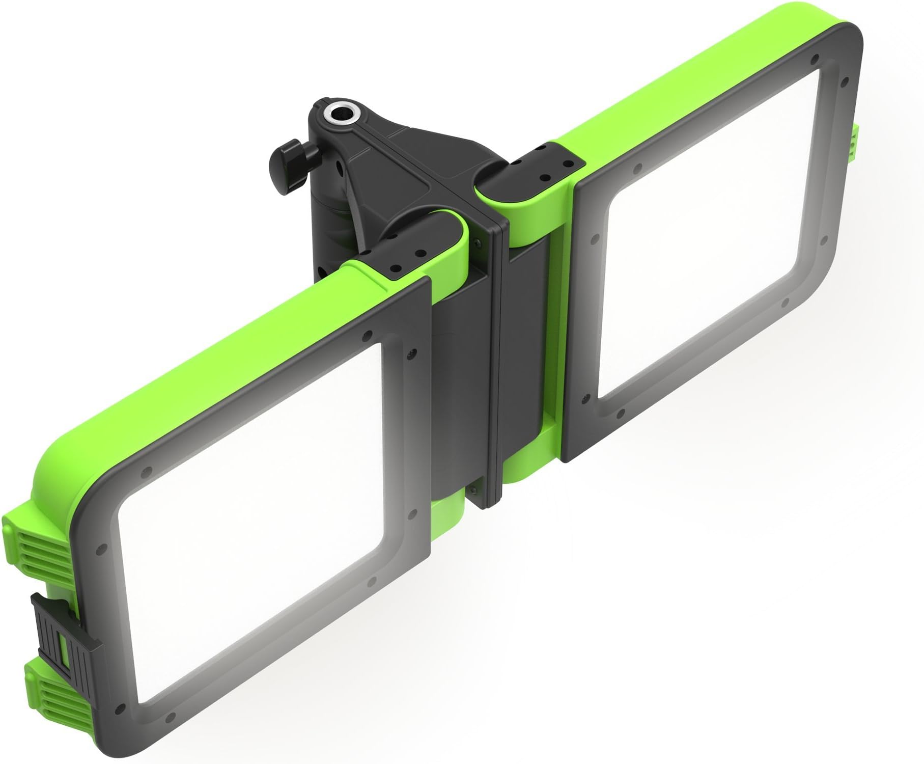 GoGlow LiteBook™ 30W Portable LED Light with 2nd Gen Upgraded Extended Lithium Battery, Portable Rechargeable Day Light White (5000-5500k) Work Light, Camping, Garage or Auto Repair, Emergency (Green)