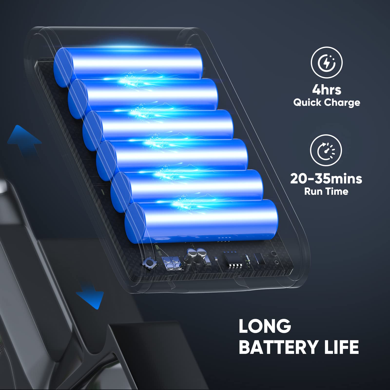 FirstLove Cordless Vacuum Cleaner, 25KPa Powerful Suction Stick Vacuum