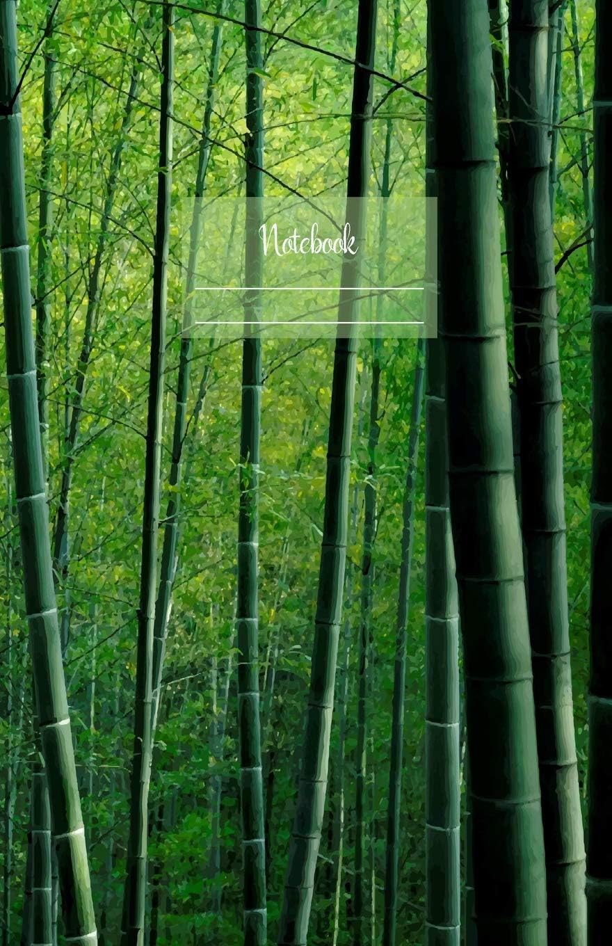 Notebook: Dotted grid Journal. Bullet Diary. Ideal for Notes, Memories, Journaling, Creative planning and Calligraphy practice. 120 Pages. Soft matte ... 8.5. Great gift idea. (Bamboo forest cover).
