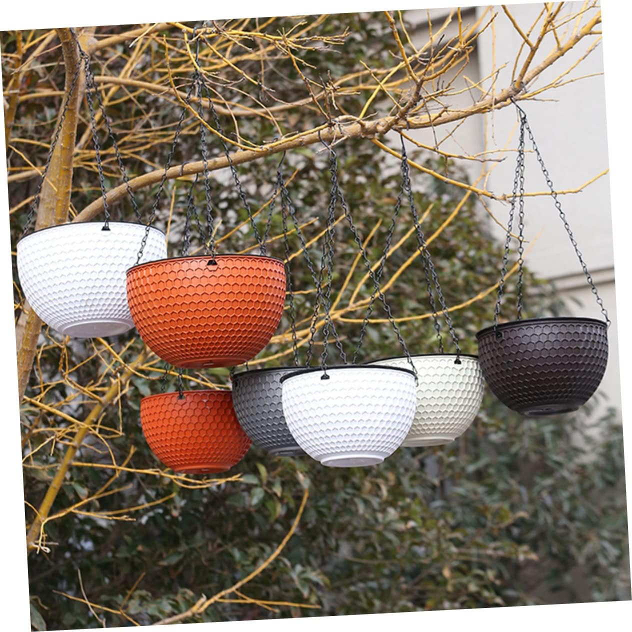 Wall Planter Hanging Plant Holder Scindapsus Aureus Pot Plastic Hanging Planter Garden Plant Pot for Home Office School Dormitory Garden