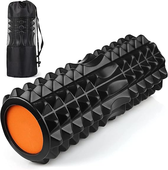 Faszienrolle Set, Faszienrolle zur Schmerzlinderung, zum Faszien Training von Muskeln