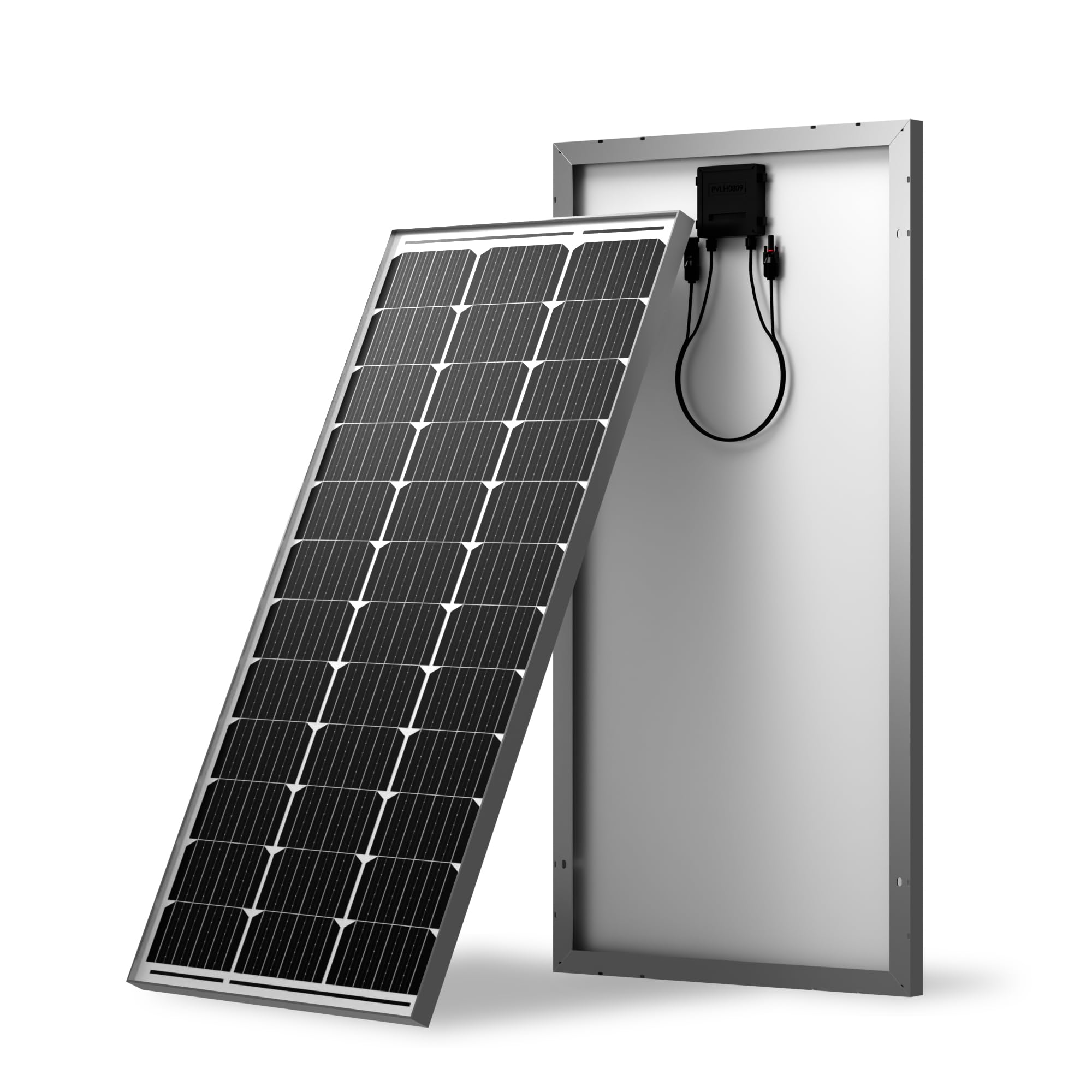 Photonomy Silver 100W Solar Panel 12V Monocrystalline High-Efficiency Pv Module For Campervan, Caravan, Motorhome, Boat And Off-Grid Applications