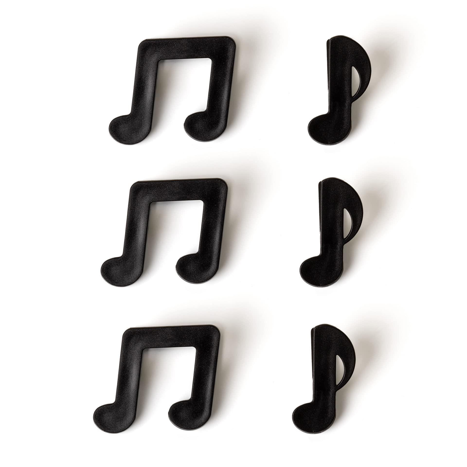 Legami Clip Chiudi Pacco 5,5x5 cm Set 6 Tema Musical