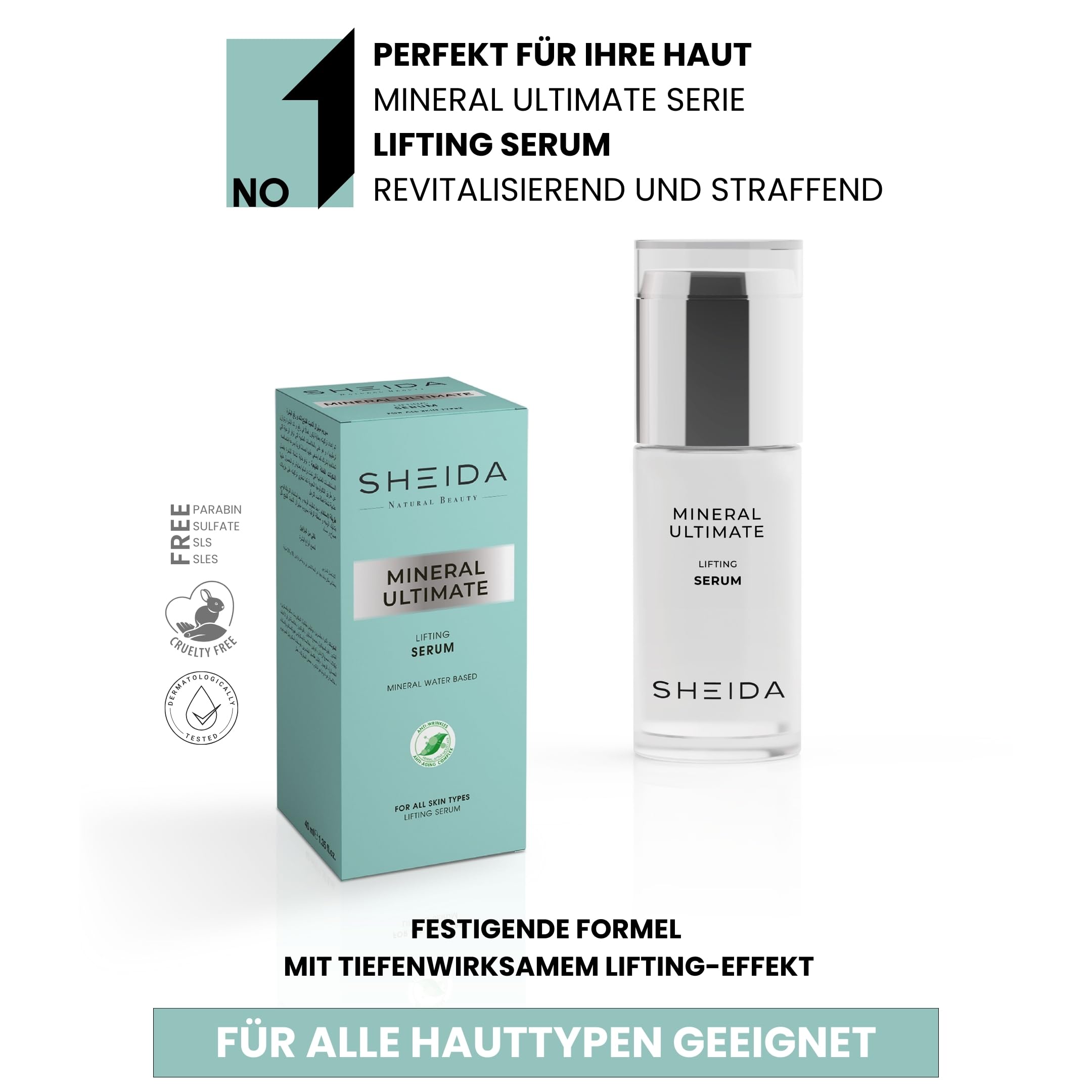 Sheida Mineral Ultimate Lifting Serum, 40 ml (Pack of 1) - Image 4