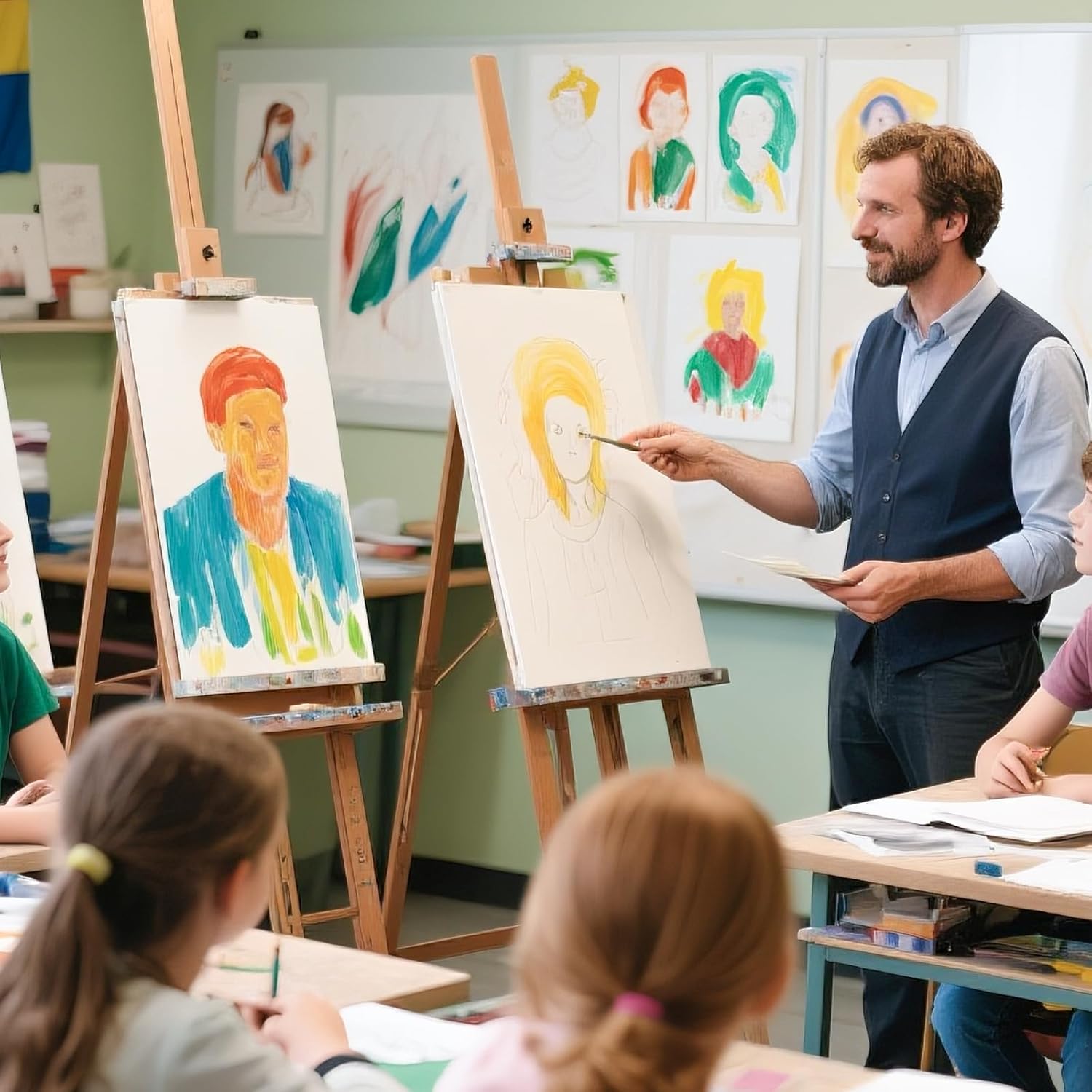 ESRICH Canvas for Painting 11x14, 60 Pack Canvas Boards for Painting Cotton Primed Acid Free Blank Canvas Panels for Beginners & Artist for Oil Paint, Watercolor, Acrylic Paint, Gouache. - Image 5