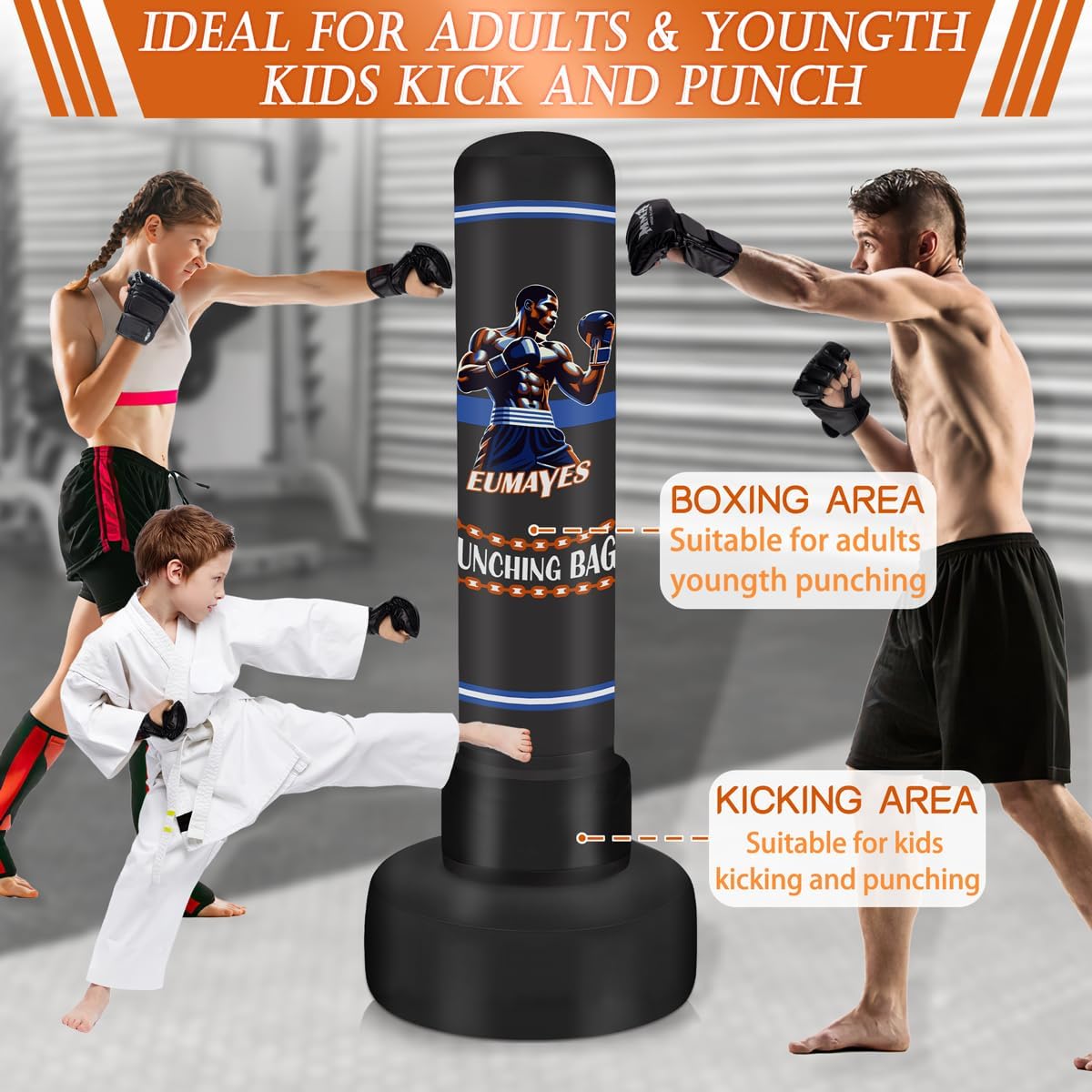 Freestanding Punching Bag for Adult, 71'' Heavy Australia Ubuy