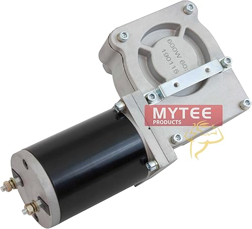 Miniatura 9 de Mytee Products Motor de lona de 600 W 601 para sistemas de lona de camión volquete con cubierta cromada de 12 V CC  46 amperios  55 RPM