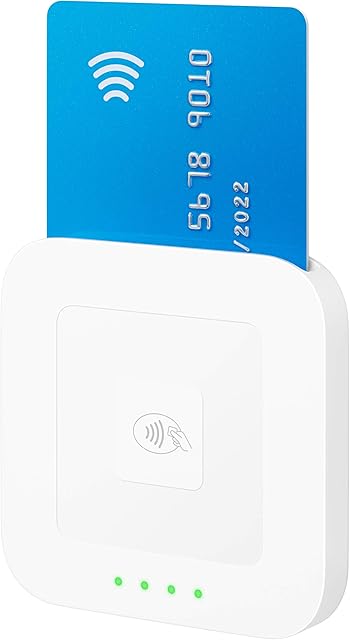 Square Card Reader - Payment terminal for accepting Contactless, Chip & PIN, Debit Cards, Credit Cards, Apple Pay, and Google Pay - UK Version