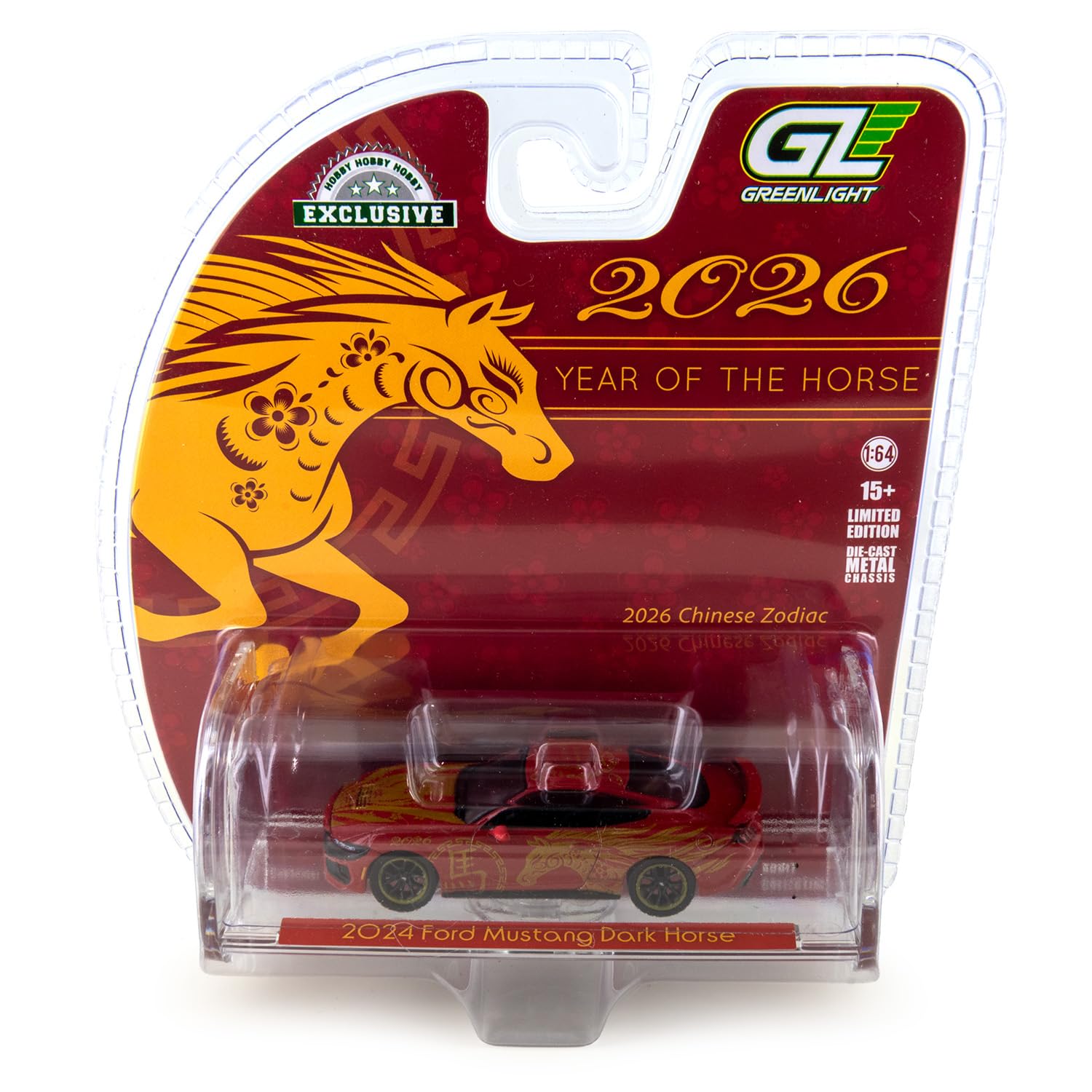 Amazon.co.jp: Greenlight 1:64スケール 2024 フォード マスタング