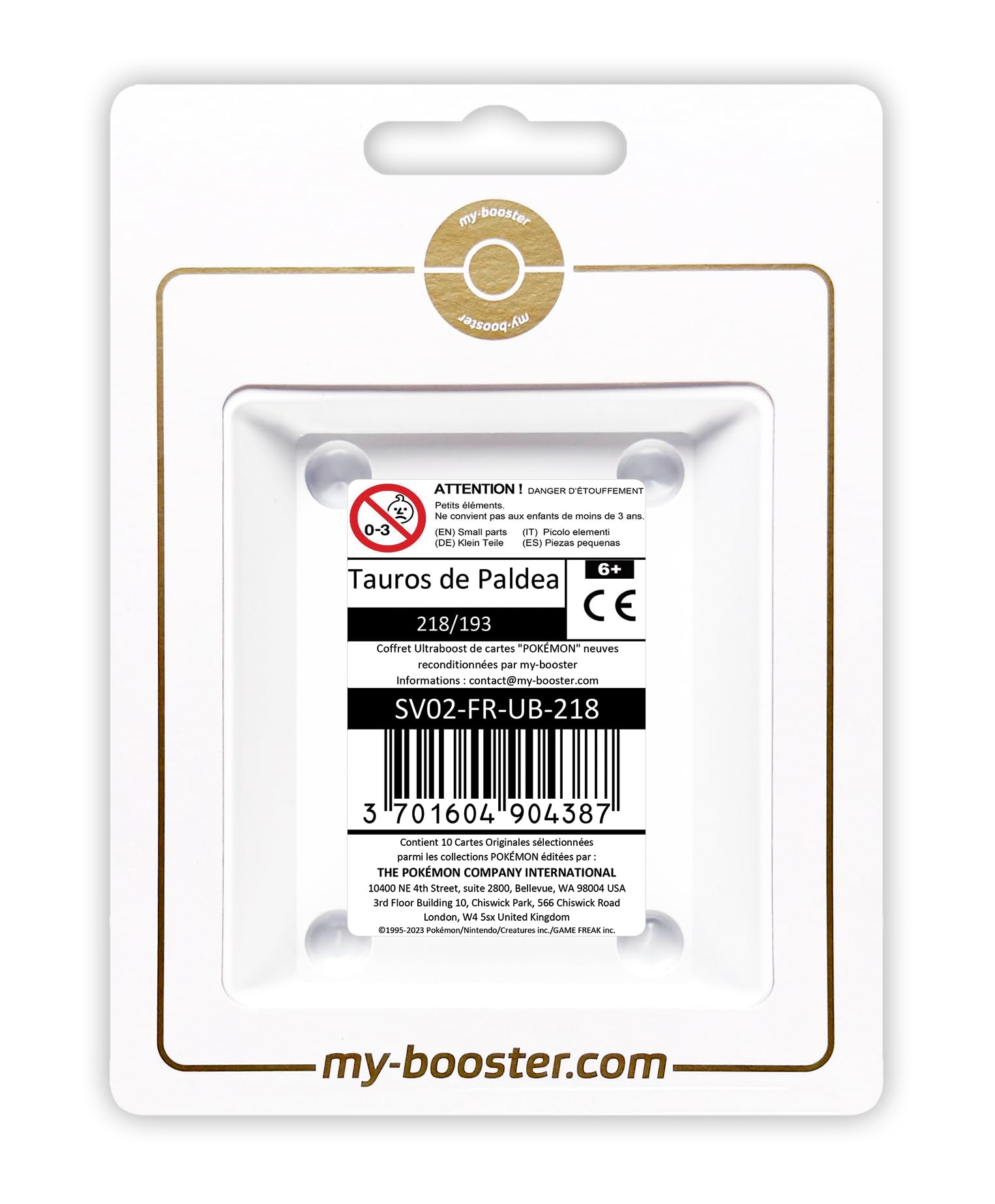 my-booster Pokémon Company SV02-FR-UB-218