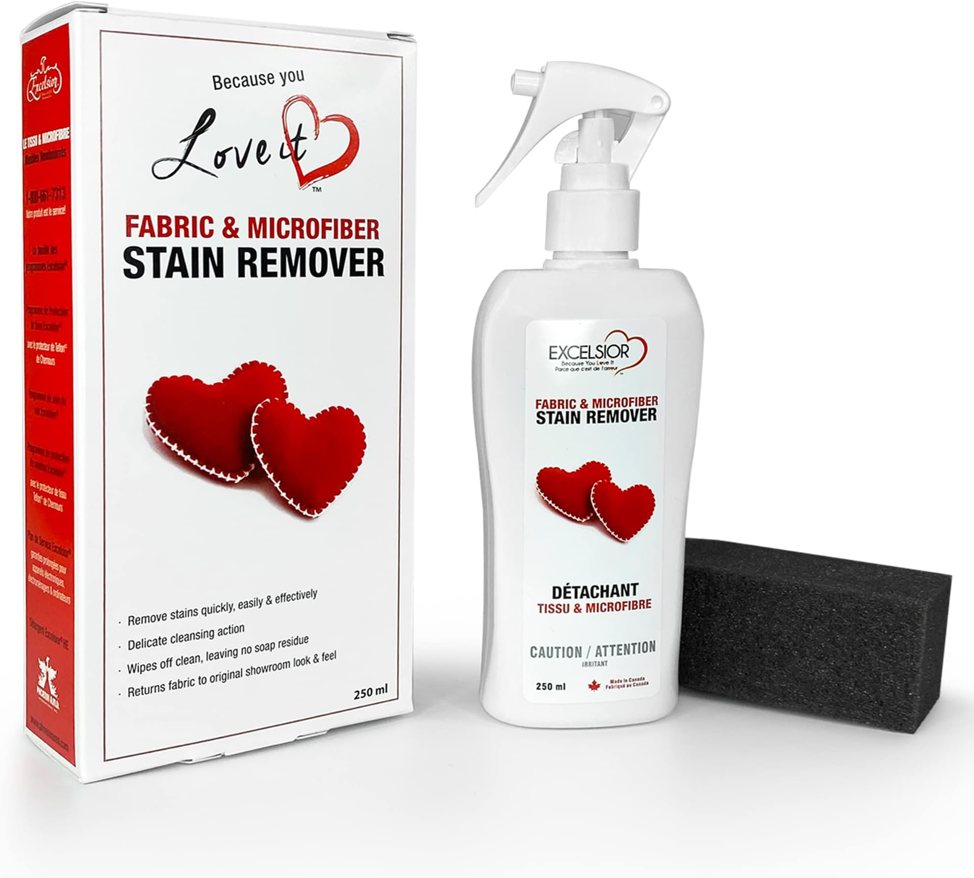Excelsior Fabric & Microfiber Stain remover includes 250 ml bottle ...