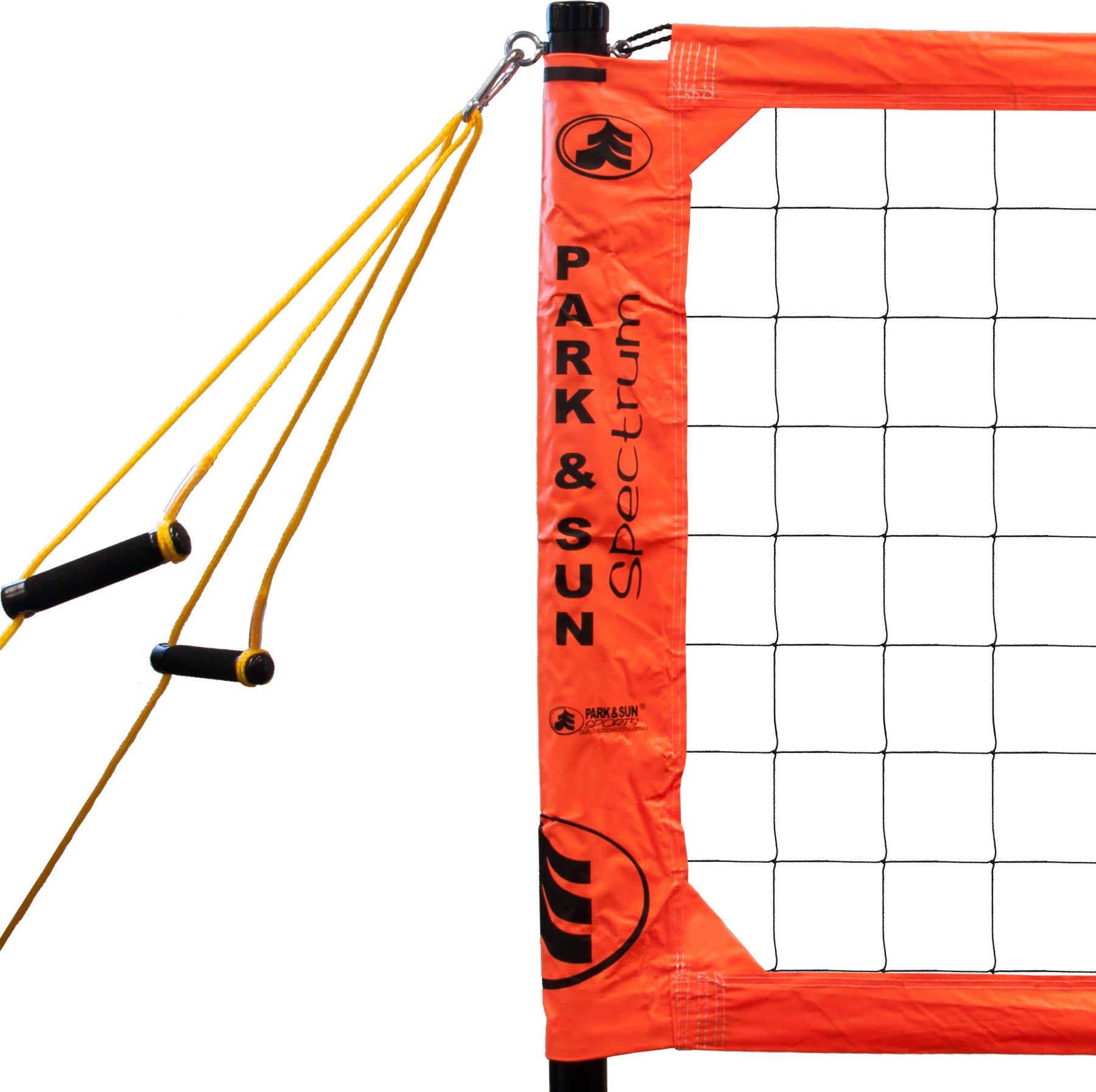 Park & Sun Sports Spectrum Classic: Portable Professional Outdoor Volleyball Net System, Orange