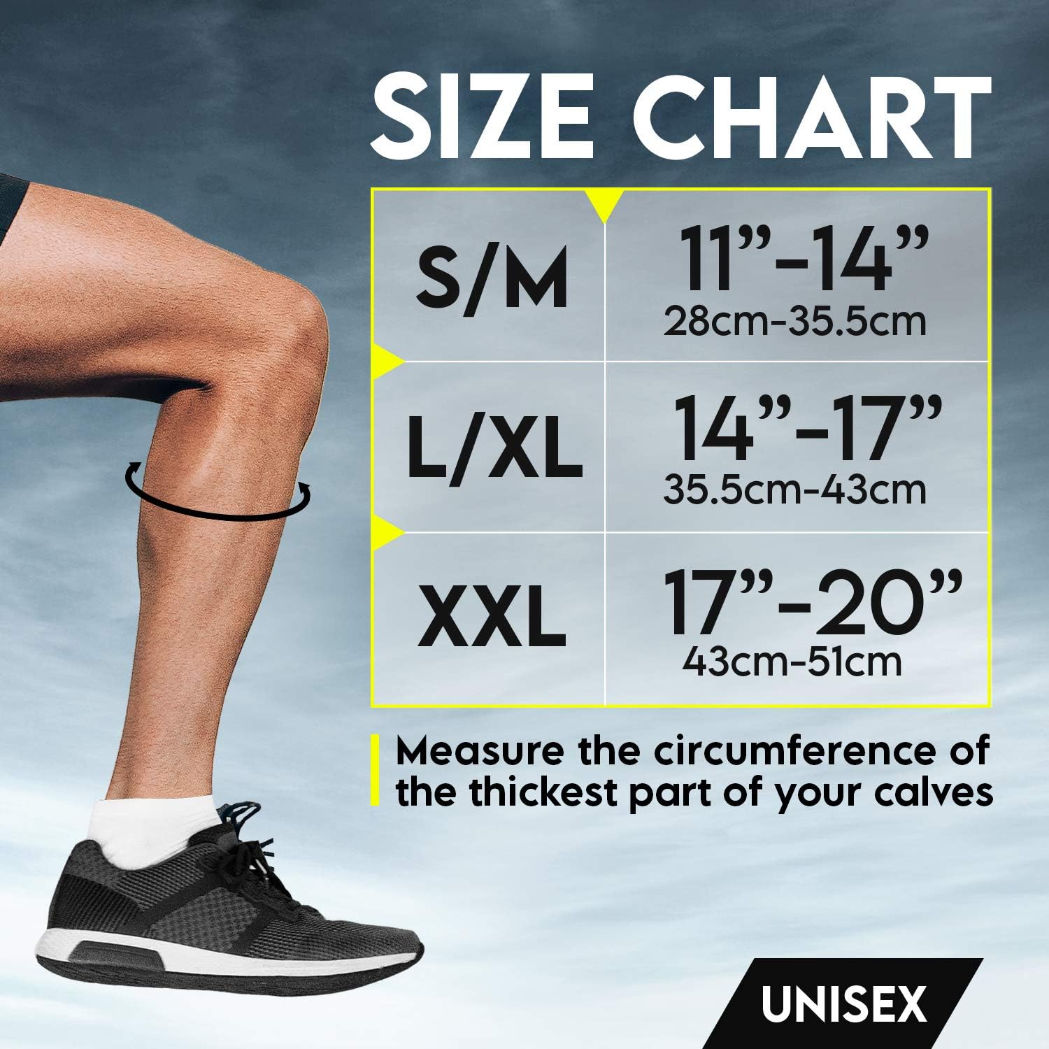 Langov Calf Compression Sleeves (Pair) for Men & Women– Legs & Calves Support Brace for Shin Splints, Varicose Veins, Pain Relief - Great for Running, Nurses, Travel (20-30 Mmhg), Laundry Bag Included : Health & Household