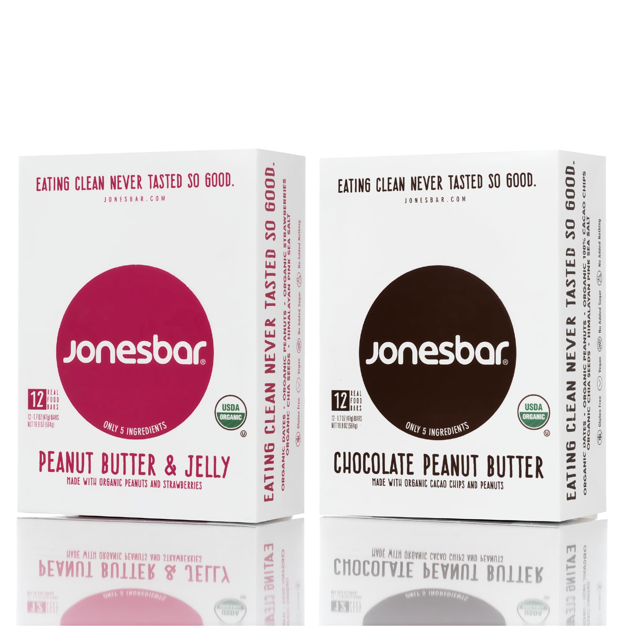 Organic Plant Based Protein Bars | Best Sellers, 24 Bars| Fruit & Nut Bar, Kosher, Gluten Free, Breakfast Bars, School Snacks, Vegan Snack & Healthy Snacks for Adults and Kids (Pack of 24)