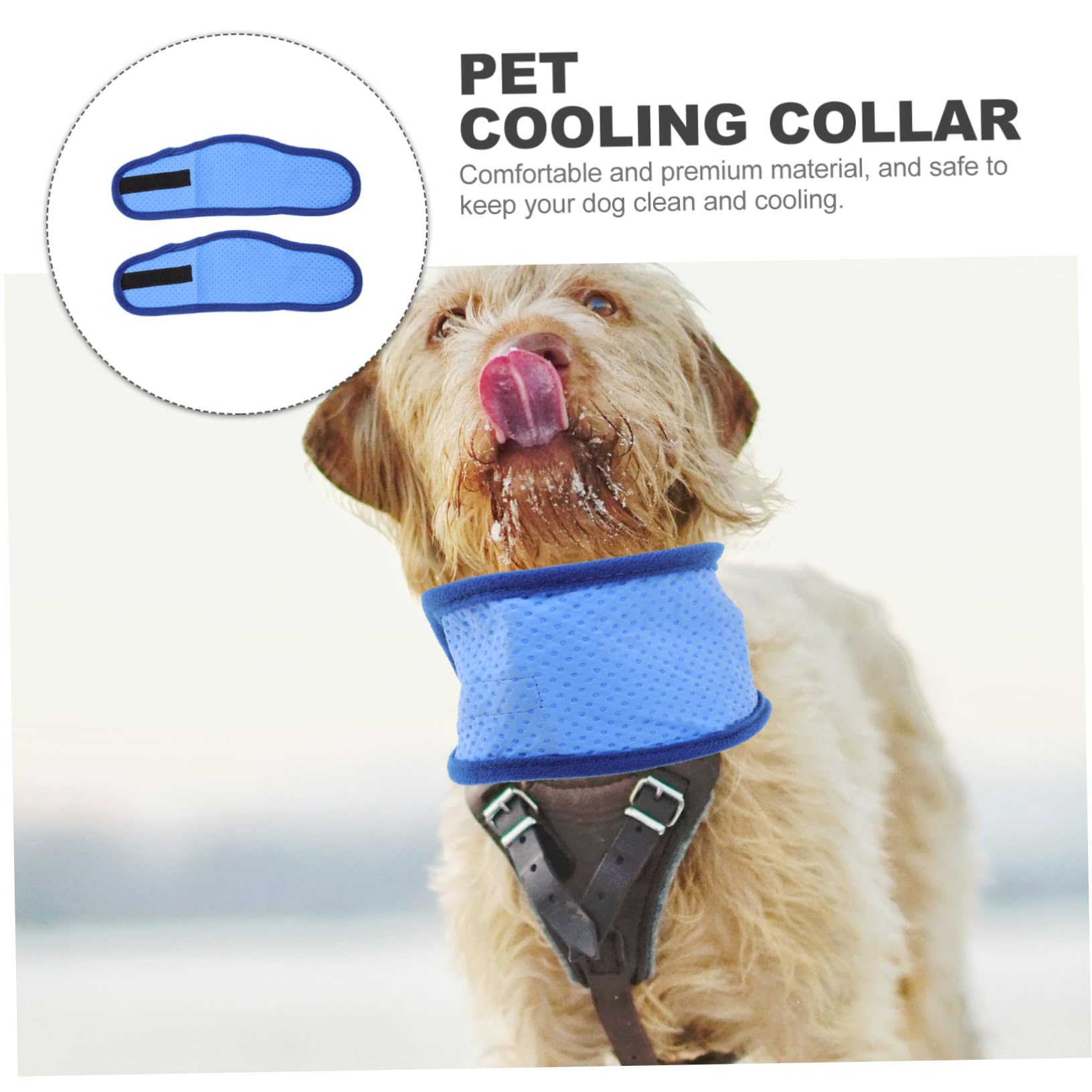 Beavorty 6stücke Kühlende Hundehalsbänder Sommer Bandanas Für Haustiere Leichte Und Tragbare Kühlkragen Für Lösung Für Heiße