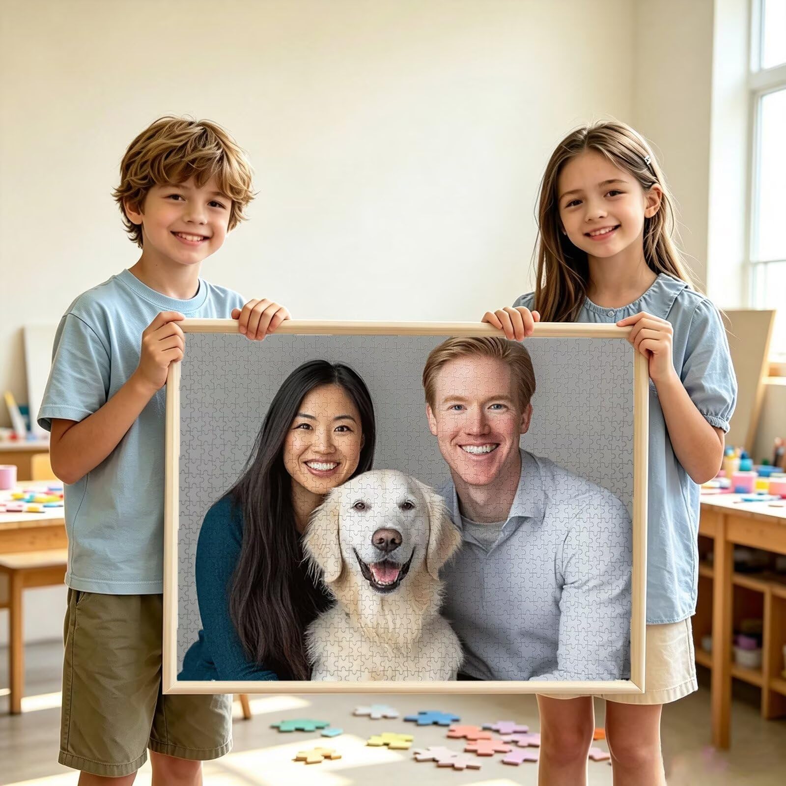 Puzzle Personalizzato con Foto e Testo 5000 Pezzi - Stampa in HD, W-5268