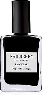 Nailberry L'Oxygéné Oxygenated Nail Lacquer | Black Berry | Deep Black O...