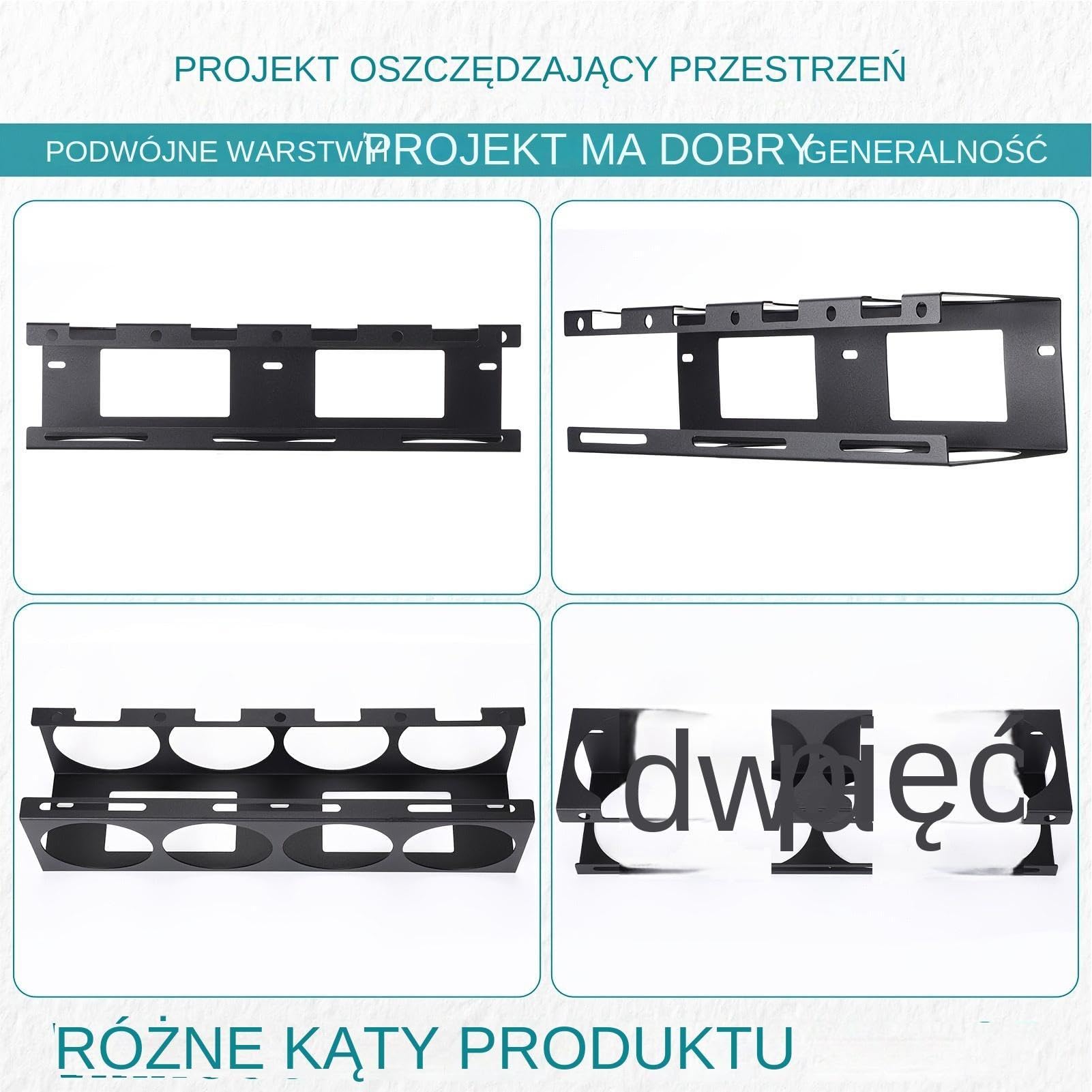 Uchwyt na pręty spawalnicze 4-slotowy dwuwarstwowy oszczędzający miejsce | Uchwyt spawalniczy i przechowywanie elektrod do wnętrz,domu,biura,mieszkania,akademika,dla